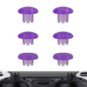 eXtremeRate Clear Atomic Purple Replacement Swappable Thumbsticks for PS5 Edge Controller, Custom Interchangeable Analog Stick Joystick Caps - Without Controller & Thumbstick Base eXtremeRate Clear Atomic Purple Replacement Swappable Thumbsticks for PS5 Edge Controller, Custom Interchangeable Analog Stick Joystick Caps - Without Controller & Thumbstick Base