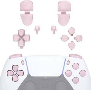 eXtremeRate Replacement D-pad R1 L1 R2 L2 Triggers Share Options Face Buttons, Cherry Blossoms Pink Full Set Buttons Compatible with ps5 Controller BDM-030 BDM-040 BDM-050 BDM-060 - NO Controller eXtremeRate Replacement D-pad R1 L1 R2 L2 Triggers Share Options Face Buttons, Cherry Blossoms Pink Full Set Buttons Compatible with ps5 Controller BDM-030 BDM-040 BDM-050 BDM-060 - NO Controller