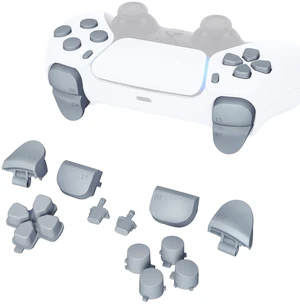eXtremeRate Replacement D-pad R1 L1 R2 L2 Triggers Share Options Face Buttons, New Hope Gray Full Set Buttons Compatible with ps5 Controller BDM-010 & BDM-020 eXtremeRate Replacement D-pad R1 L1 R2 L2 Triggers Share Options Face Buttons, New Hope Gray Full Set Buttons Compatible with ps5 Controller BDM-010 & BDM-020