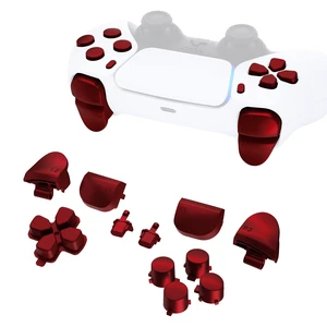 eXtremeRate Replacement D-pad R1 L1 R2 L2 Triggers Share Options Face Buttons, Scarlet Red Full Set Buttons Compatible with ps5 Controller BDM-010 & BDM-020 eXtremeRate Replacement D-pad R1 L1 R2 L2 Triggers Share Options Face Buttons, Scarlet Red Full Set Buttons Compatible with ps5 Controller BDM-010 & BDM-020