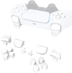 eXtremeRate Replacement D-pad R1 L1 R2 L2 Triggers Share Options Face Buttons, White Full Set Buttons Compatible with ps5 Controller BDM-010 & BDM-020 eXtremeRate Replacement D-pad R1 L1 R2 L2 Triggers Share Options Face Buttons, White Full Set Buttons Compatible with ps5 Controller BDM-010 & BDM-020