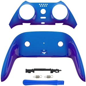 eXtremeRate Top Bottom Decorative Trim Shell Compatible with ps5 Edge Controller DIY Replacement Front Back Clip Shell, Custom Chameleon Purple Blue Plates Cover Compatible with ps5 Edge Controller eXtremeRate Top Bottom Decorative Trim Shell Compatible with ps5 Edge Controller DIY Replacement Front Back Clip Shell, Custom Chameleon Purple Blue Plates Cover Compatible with ps5 Edge Controller