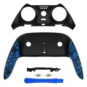 eXtremeRate Top Bottom Decorative Trim Shell Compatible with p s 5 Edge Controller DIY Replacement Front Back Clip Shell, Custom Textured Blue Plates Cover Compatible with p s 5 Edge Controller eXtremeRate Top Bottom Decorative Trim Shell Compatible with p s 5 Edge Controller DIY Replacement Front Back Clip Shell, Custom Textured Blue Plates Cover Compatible with p s 5 Edge Controller