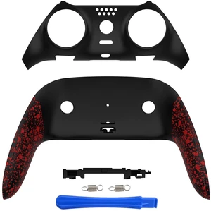 eXtremeRate Top Bottom Decorative Trim Shell Compatible with p s 5 Edge Controller DIY Replacement Front Back Clip Shell, Custom Textured Red Plates Cover Compatible with p s 5 Edge Controller eXtremeRate Top Bottom Decorative Trim Shell Compatible with p s 5 Edge Controller DIY Replacement Front Back Clip Shell, Custom Textured Red Plates Cover Compatible with p s 5 Edge Controller