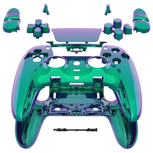 eXtremeRate Full Set Shell with Buttons Touchpad Compatible with ps5 Edge Controller, Chameleon Green Purple Replacement Decorative Trim Shell Front Back Plates Compatible with ps5 Edge Controller eXtremeRate Full Set Shell with Buttons Touchpad Compatible with ps5 Edge Controller, Chameleon Green Purple Replacement Decorative Trim Shell Front Back Plates Compatible with ps5 Edge Controller