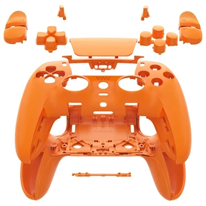 eXtremeRate Full Set Shell with Buttons Touchpad Cover Compatible with ps5 Edge Controller, Royal Orange Custom Replacement Decorative Trim Shell Front Back Plates Compatible with ps5 Edge Controller eXtremeRate Full Set Shell with Buttons Touchpad Cover Compatible with ps5 Edge Controller, Royal Orange Custom Replacement Decorative Trim Shell Front Back Plates Compatible with ps5 Edge Controller