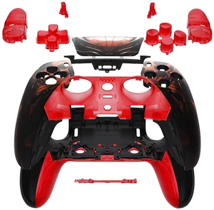 eXtremeRate Full Set Shell with Buttons Touchpad Cover Compatible with p s 5 Edge Controller, Spider Armor Replacement Decorative Trim Shell Front Back Plates Compatible with p s 5 Edge Controller eXtremeRate Full Set Shell with Buttons Touchpad Cover Compatible with p s 5 Edge Controller, Spider Armor Replacement Decorative Trim Shell Front Back Plates Compatible with p s 5 Edge Controller