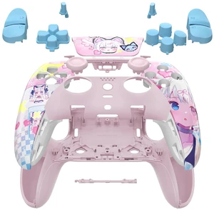 eXtremeRate Full Set Shell with Buttons Touchpad Cover Compatible with p s 5 Edge Controller, MeWoow Replacement Decorative Trim Shell Front Back Plates Compatible with p-s-5 Edge Controller eXtremeRate Full Set Shell with Buttons Touchpad Cover Compatible with p s 5 Edge Controller, MeWoow Replacement Decorative Trim Shell Front Back Plates Compatible with p-s-5 Edge Controller