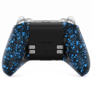 eXtremeRate Replacement Bottom Shell Case for Xbox Elite Series 2 Controller, Textured Blue Non-Slip Back Housing Shell, 3D Splashing Cover for Xbox Elite Series 2 Core Wireless Controller Model 1797 eXtremeRate Replacement Bottom Shell Case for Xbox Elite Series 2 Controller, Textured Blue Non-Slip Back Housing Shell, 3D Splashing Cover for Xbox Elite Series 2 Core Wireless Controller Model 1797