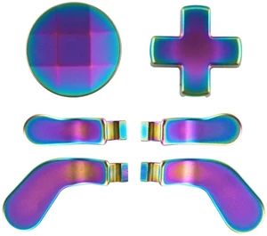 eXtremeRate 6 in 1 Metallic Rainbow Aura Blue & Purple Magnetic Stainless Steel D-pads Replacement Back Paddles for Xbox Elite , Direction Keys Back Buttons for Xbox Elite & Elite Series 2 Controller eXtremeRate 6 in 1 Metallic Rainbow Aura Blue & Purple Magnetic Stainless Steel D-pads Replacement Back Paddles for Xbox Elite , Direction Keys Back Buttons for Xbox Elite & Elite Series 2 Controller