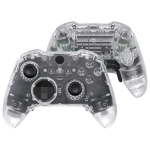 eXtremeRate Full Set Shell Buttons for Xbox One Elite Series 2 Controller, Clear Replacement Faceplate Back Plate Bottom Shell Case with Buttons for Xbox Elite Series 2 Core Controller - Model 1797 eXtremeRate Full Set Shell Buttons for Xbox One Elite Series 2 Controller, Clear Replacement Faceplate Back Plate Bottom Shell Case with Buttons for Xbox Elite Series 2 Core Controller - Model 1797