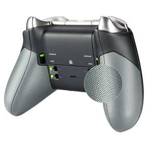 eXtremeRate Gray Rubberized Right Left Side Rails, Replacement Rear Handle Grips, Back Panels Faceplates Kits for Xbox One Elite Controller (Model 1698) eXtremeRate Gray Rubberized Right Left Side Rails, Replacement Rear Handle Grips, Back Panels Faceplates Kits for Xbox One Elite Controller (Model 1698)