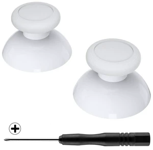 eXtremeRate White Replacement 3D Joystick Thumbsticks, Analog Thumb Sticks with Cross Screwdriver for Nintendo Switch Pro Controller eXtremeRate White Replacement 3D Joystick Thumbsticks, Analog Thumb Sticks with Cross Screwdriver for Nintendo Switch Pro Controller