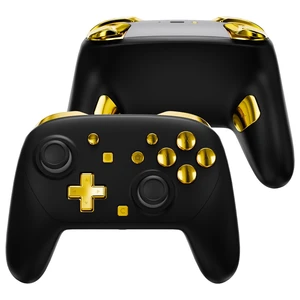 eXtremeRate DIY Replacement Full Set Buttons for Nintendo Switch 2 Pro Controller, Chrome Gold Custom ABXY Dpad + - Home Capture Power L R ZR ZL Triggers Sync GL GR Buttons for Switch 2 Pro Controller eXtremeRate DIY Replacement Full Set Buttons for Nintendo Switch 2 Pro Controller, Chrome Gold Custom ABXY Dpad + - Home Capture Power L R ZR ZL Triggers Sync GL GR Buttons for Switch 2 Pro Controller