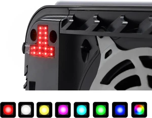 eXtremeRate 7 Colors 40 Effects RGB Rainbow Logo LED Kit for PS5 Console (2020 CFI-1 Series), Illuminated Lighting Decoration Logo LED Board for PS5 Disc & Digital Edition Console eXtremeRate 7 Colors 40 Effects RGB Rainbow Logo LED Kit for PS5 Console (2020 CFI-1 Series), Illuminated Lighting Decoration Logo LED Board for PS5 Disc & Digital Edition Console
