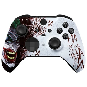 eXtremeRate Clown HAHAHA Replacement Faceplate Cover for Xbox One Elite Controller Series 2 (Model 1797), Soft Touch Front Housing Shell Case & Accent Rings for Xbox Elite Series 2 Core Controller eXtremeRate Clown HAHAHA Replacement Faceplate Cover for Xbox One Elite Controller Series 2 (Model 1797), Soft Touch Front Housing Shell Case & Accent Rings for Xbox Elite Series 2 Core Controller