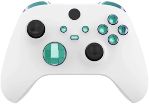 eXtremeRate Replacement Buttons for Xbox Core Wireless Controller, Chameleon Purple Blue Bumpers Trigers Dpad ABXY Start Back Sync Share Keys Accessories Parts for Xbox Series X & S Controller eXtremeRate Replacement Buttons for Xbox Core Wireless Controller, Chameleon Purple Blue Bumpers Trigers Dpad ABXY Start Back Sync Share Keys Accessories Parts for Xbox Series X & S Controller