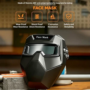 True Color Auto Darkening Welding Helmet, Wide Shade Range 4/5-9/9-13, Grinding Function, 2-in-1 Detachable Welding Face Mask & Eye Goggles, Welder Hood for TIG MIG ARC Plasma Cutting True Color Auto Darkening Welding Helmet, Wide Shade Range 4/5-9/9-13, Grinding Function, 2-in-1 Detachable Welding Face Mask & Eye Goggles, Welder Hood for TIG MIG ARC Plasma Cutting