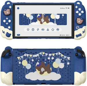 PlayVital Good Night Bear Dockable Case for Nintendo Switch 2 with Stand | Split Design Silicone Joycon Grips, PC Console Hard Shell, 2 Joystick Caps | Cute Protective Cover Bundle Midnight Blue PlayVital Good Night Bear Dockable Case for Nintendo Switch 2 with Stand | Split Design Silicone Joycon Grips, PC Console Hard Shell, 2 Joystick Caps | Cute Protective Cover Bundle Midnight Blue