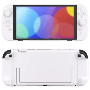 PlayVital Protective Case for Nintendo Switch 2 - Cute Dockable Hard Case Shell for Switch 2 with Thumb Grip & Sticker & Button Caps, Anti-Scratch & Shockproof Cover Skin - White PlayVital Protective Case for Nintendo Switch 2 - Cute Dockable Hard Case Shell for Switch 2 with Thumb Grip & Sticker & Button Caps, Anti-Scratch & Shockproof Cover Skin - White