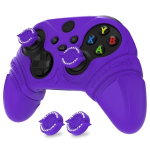 PlayVital Silicone Controller Cover for Xbox Series X/S with Thumbstick Cap & Sticker- Runes Edition Anti-Slip Grip Skin, Shockproof Protector for Xbox Core Wireless Controller(Purple) PlayVital Silicone Controller Cover for Xbox Series X/S with Thumbstick Cap & Sticker- Runes Edition Anti-Slip Grip Skin, Shockproof Protector for Xbox Core Wireless Controller(Purple)