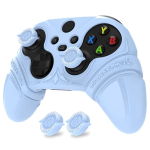 PlayVital Silicone Controller Cover for Xbox Series X/S with Thumbstick Cap & Sticker- Runes Edition Anti-Slip Grip Skin, Shockproof Protector for Xbox Core Wireless Controller(Blue) PlayVital Silicone Controller Cover for Xbox Series X/S with Thumbstick Cap & Sticker- Runes Edition Anti-Slip Grip Skin, Shockproof Protector for Xbox Core Wireless Controller(Blue)