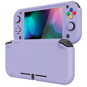 PlayVital Light Violet Protective Grip Case for Nintendo Switch Lite, Hard Cover Protector for Nintendo Switch Lite - Screen Protector & Thumb Grips & Buttons Caps Stickers Included PlayVital Light Violet Protective Grip Case for Nintendo Switch Lite, Hard Cover Protector for Nintendo Switch Lite - Screen Protector & Thumb Grips & Buttons Caps Stickers Included
