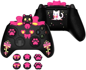 PlayVital Cute Silicone Controller Skin for Xbox Series X/S - Sweetheart Kitty Anti-Slip Grip Cover with 6 Thumb Grips & Stickers - Soft Rubber Protector for Xbox Core Controller Accessories, Pink PlayVital Cute Silicone Controller Skin for Xbox Series X/S - Sweetheart Kitty Anti-Slip Grip Cover with 6 Thumb Grips & Stickers - Soft Rubber Protector for Xbox Core Controller Accessories, Pink