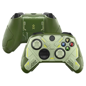 playvital Stellar Mecha Silicone Cover Skin for Xbox Series X/S Controller, Anti-slip Grip Protector with Thumb Grips & Sticker for Xbox Core Wireless Controller - Army Green & Sage Green playvital Stellar Mecha Silicone Cover Skin for Xbox Series X/S Controller, Anti-slip Grip Protector with Thumb Grips & Sticker for Xbox Core Wireless Controller - Army Green & Sage Green
