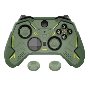 PlayVital Stellar Mecha Silicone Cover Skin for Xbox Elite Series 2 & Elite Series 2 Core, Non-Slip Grip Protector for Xbox Elite 2 with Thumb Grips & Stickers, Army Green & Racing Green PlayVital Stellar Mecha Silicone Cover Skin for Xbox Elite Series 2 & Elite Series 2 Core, Non-Slip Grip Protector for Xbox Elite 2 with Thumb Grips & Stickers, Army Green & Racing Green