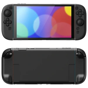 PlayVital Protective Case for Nintendo Switch 2 with Extra Stand & Thumb Grip Caps | Split Design, Dockable Hard Shell Cover for Nintendo Switch 2 | Solid Color Series, Black PlayVital Protective Case for Nintendo Switch 2 with Extra Stand & Thumb Grip Caps | Split Design, Dockable Hard Shell Cover for Nintendo Switch 2 | Solid Color Series, Black