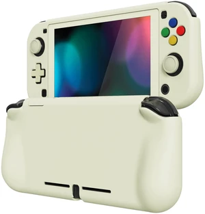 PlayVital ZealProtect Protective Case for Nintendo Switch Lite, Ergonomic Grip Hard Cover - Durable Comfort Shock-absorbent Anti-Scratch with Screen Protector & Thumb Grip Button Caps, Antique Yellow PlayVital ZealProtect Protective Case for Nintendo Switch Lite, Ergonomic Grip Hard Cover - Durable Comfort Shock-absorbent Anti-Scratch with Screen Protector & Thumb Grip Button Caps, Antique Yellow