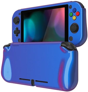 PlayVital ZealProtect Protective Case for Nintendo Switch Lite, Ergonomic Grip Hard Cover - Durable Shock-absorbent Anti-Scratch with Screen Protector & Thumb Grip Button Caps, Chameleon Purple Blue PlayVital ZealProtect Protective Case for Nintendo Switch Lite, Ergonomic Grip Hard Cover - Durable Shock-absorbent Anti-Scratch with Screen Protector & Thumb Grip Button Caps, Chameleon Purple Blue