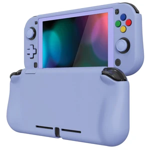 PlayVital ZealProtect Protective Case for Nintendo Switch Lite, Ergonomic Grip Hard Cover - Durable Comfort Shock-absorbent Anti-Scratch with Screen Protector & Thumb Grip Button Caps, Light Violet PlayVital ZealProtect Protective Case for Nintendo Switch Lite, Ergonomic Grip Hard Cover - Durable Comfort Shock-absorbent Anti-Scratch with Screen Protector & Thumb Grip Button Caps, Light Violet