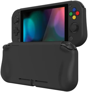 ZealProtect Protective Case for Nintendo Switch Lite, Ergonomic Grip Hard Cover - Durable Shock-absorbent Shock-Absorption Anti-Scratch with Screen Protector & Thumb Grip Button Cap, Black ZealProtect Protective Case for Nintendo Switch Lite, Ergonomic Grip Hard Cover - Durable Shock-absorbent Shock-Absorption Anti-Scratch with Screen Protector & Thumb Grip Button Cap, Black