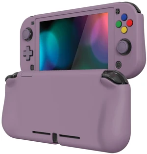 PlayVital ZealProtect Protective Case for Nintendo Switch Lite, Ergomomic Grip Hard Cover - Durable Shock-absorbent Anti-Scratch with Screen Protector & Thumb Grip Button Caps, Dark Grayish Violet PlayVital ZealProtect Protective Case for Nintendo Switch Lite, Ergomomic Grip Hard Cover - Durable Shock-absorbent Anti-Scratch with Screen Protector & Thumb Grip Button Caps, Dark Grayish Violet