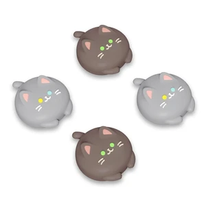 PlayVital Joystick Caps for Nintendo Switch, Thumbstick Grips for Switch Lite, Analog Cover for OLED Joycon Thumb Grip Caps - Cutie Kitty Fleeting Gray & Dark Brown PlayVital Joystick Caps for Nintendo Switch, Thumbstick Grips for Switch Lite, Analog Cover for OLED Joycon Thumb Grip Caps - Cutie Kitty Fleeting Gray & Dark Brown