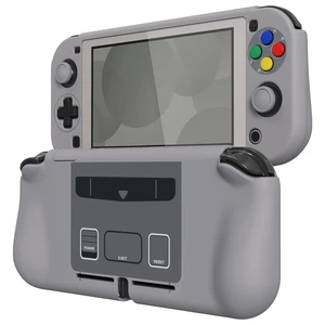 PlayVital ZealProtect Protective Case for Nintendo Switch Lite, Hard Shell Ergonomic Grip Cover for Nintendo Switch Lite w/Screen Protector & Thumb Grip Caps & Button Caps - SFC SNES Classic EU Style PlayVital ZealProtect Protective Case for Nintendo Switch Lite, Hard Shell Ergonomic Grip Cover for Nintendo Switch Lite w/Screen Protector & Thumb Grip Caps & Button Caps - SFC SNES Classic EU Style
