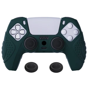 PlayVital Guardian Edition Racing Green Ergonomic Soft Anti-Slip Controller Silicone Case Cover for ps5, Rubber Protector Skins with Black Joystick Caps for ps5 Controller PlayVital Guardian Edition Racing Green Ergonomic Soft Anti-Slip Controller Silicone Case Cover for ps5, Rubber Protector Skins with Black Joystick Caps for ps5 Controller