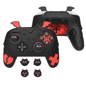 PlayVital for Nintendo Switch 2 Pro Controller Silicone Cover Gothic Imp Series Cute Protective Skin Case for Switch 2 Pro Controller w/Back Button Caps & Thumb Grip & Sticker, Shockproof - Black PlayVital for Nintendo Switch 2 Pro Controller Silicone Cover Gothic Imp Series Cute Protective Skin Case for Switch 2 Pro Controller w/Back Button Caps & Thumb Grip & Sticker, Shockproof - Black