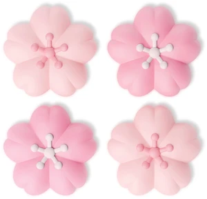 PlayVital Thumb Grips for Nintendo Switch 2 | Kawaii Silicone Joystick Caps (4-Pack) - Cute Accessories Design Thumbstick Covers - Blush Cherry Blossom Petals PlayVital Thumb Grips for Nintendo Switch 2 | Kawaii Silicone Joystick Caps (4-Pack) - Cute Accessories Design Thumbstick Covers - Blush Cherry Blossom Petals