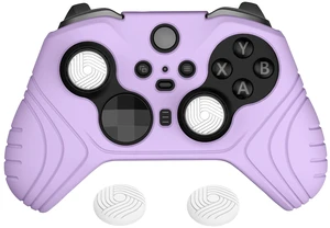 playvital Samurai Edition Anti Slip Silicone Case Cover for Xbox Elite Wireless Controller Series 2 Core, Ergonomic Soft Rubber Skin Protector for Xbox Elite Series 2 with Thumb Grips - Mauve Purple playvital Samurai Edition Anti Slip Silicone Case Cover for Xbox Elite Wireless Controller Series 2 Core, Ergonomic Soft Rubber Skin Protector for Xbox Elite Series 2 with Thumb Grips - Mauve Purple