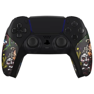 PlayVital Anti-Skid Sweat-Absorbent Controller Grip for ps5, Professional Textured Soft Rubber Pads Handle Grips for ps5 Controller - Scary Party PlayVital Anti-Skid Sweat-Absorbent Controller Grip for ps5, Professional Textured Soft Rubber Pads Handle Grips for ps5 Controller - Scary Party
