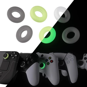PlayVital 6 Pack Silicone Precision Rings for ps5, for ps4, for Xbox Series X/S/One / 360, for Switch 2 Pro, for Steam Deck - Aim Assist Target Motion Control, Clear Black White & Glow in Dark Green PlayVital 6 Pack Silicone Precision Rings for ps5, for ps4, for Xbox Series X/S/One / 360, for Switch 2 Pro, for Steam Deck - Aim Assist Target Motion Control, Clear Black White & Glow in Dark Green