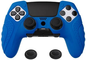 PlayVital Guardian Edition Anti-Slip Ergonomic Silicone Cover Case for ps5 Edge Controller, Soft Rubber Protector Skin for ps5 Edge Wireless Controller with Thumb Grip Caps - Black PlayVital Guardian Edition Anti-Slip Ergonomic Silicone Cover Case for ps5 Edge Controller, Soft Rubber Protector Skin for ps5 Edge Wireless Controller with Thumb Grip Caps - Black