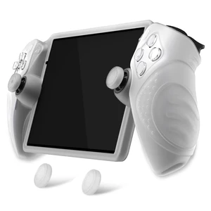 PlayVital Design for PS Portal Cover, Guardian Edition Silicone Protective Case for PS Portal Remote Player with Thumb Grips - Shockproof, Anti-Slip Grip Accessories - Clear White PlayVital Design for PS Portal Cover, Guardian Edition Silicone Protective Case for PS Portal Remote Player with Thumb Grips - Shockproof, Anti-Slip Grip Accessories - Clear White