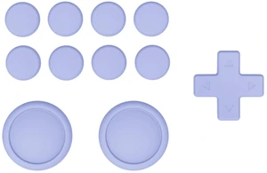 PlayVital Silicone Cross D-Pad Button Covers and Thumb Grip Set - Switch Lite D-Pad Button Cap, ABXY Directional Key Button Caps Compatible with Nintendo Switch/OLED Joycon/Switch Lite, Light Violet PlayVital Silicone Cross D-Pad Button Covers and Thumb Grip Set - Switch Lite D-Pad Button Cap, ABXY Directional Key Button Caps Compatible with Nintendo Switch/OLED Joycon/Switch Lite, Light Violet