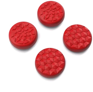 PlayVital Thumb Grip Caps for Steam Deck LCD, Silicone Thumbsticks Grips Joystick Caps for Steam Deck OLED - Diamond Grain & Crack Bomb Design Passion Red PlayVital Thumb Grip Caps for Steam Deck LCD, Silicone Thumbsticks Grips Joystick Caps for Steam Deck OLED - Diamond Grain & Crack Bomb Design Passion Red