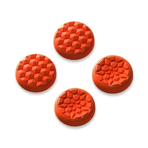 PlayVital Thumb Grip Caps for Steam Deck LCD, Silicone Thumbsticks Grips Joystick Caps for Steam Deck OLED - Diamond Grain & Crack Bomb Design Orange PlayVital Thumb Grip Caps for Steam Deck LCD, Silicone Thumbsticks Grips Joystick Caps for Steam Deck OLED - Diamond Grain & Crack Bomb Design Orange
