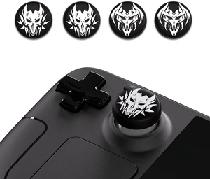 PlayVital Thumb Grip Caps for Steam Deck LCD, Silicone Thumbsticks Grips Joystick Caps for Steam Deck OLED - Lich Demons PlayVital Thumb Grip Caps for Steam Deck LCD, Silicone Thumbsticks Grips Joystick Caps for Steam Deck OLED - Lich Demons